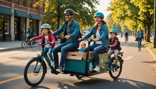 Mon retour sur le vélo cargo pour les familles