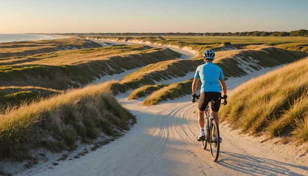 Pistes cyclables côte médocaine : criques sauvages et eaux limpides avec le domaine les carrelets